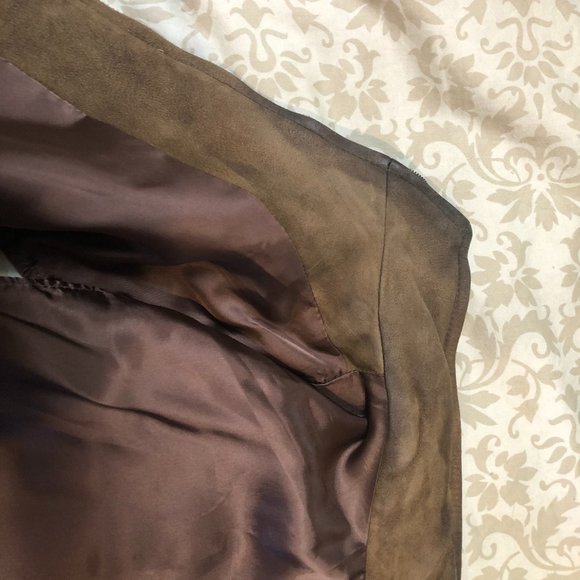 Faconnable brown goat skin vest - Picture 8 of 8